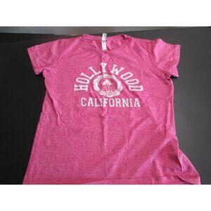 Juniors sz S Hollywood California T Shirt by Teemax